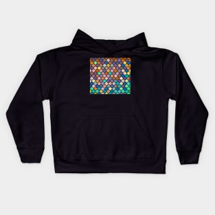 Moroccan Arabic Pattern tile Kids Hoodie